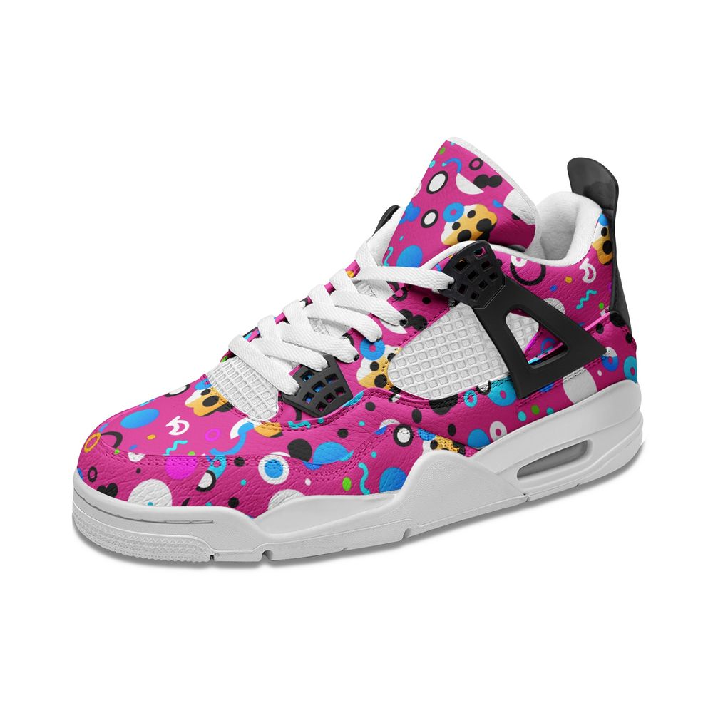 Unisex Non Slip Lace Up Breathable Fashion Sneakers | Printy6 display picture 3
