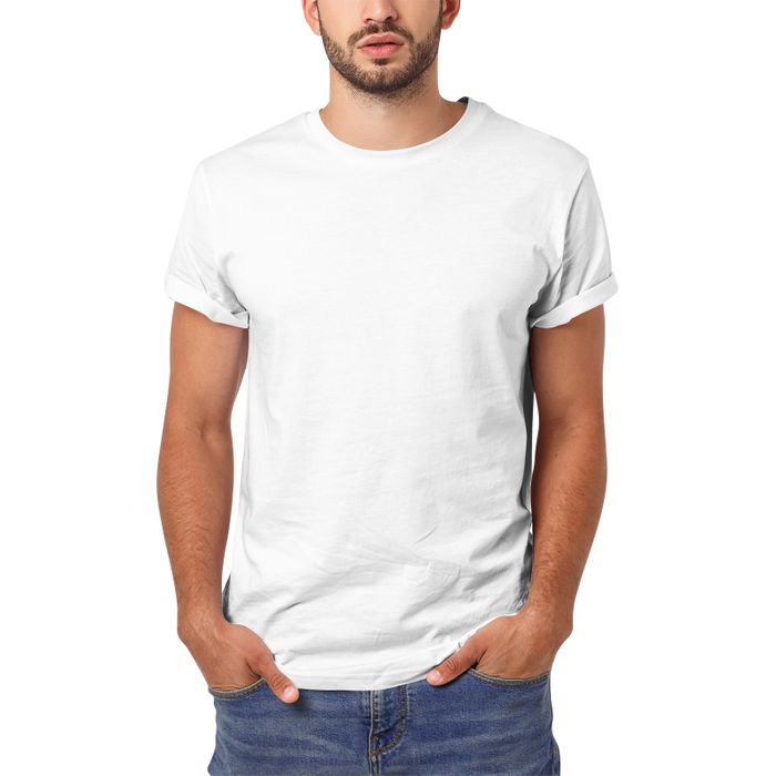 Unisex Short Sleeve Crew Neck Cotton Jersey T-Shirt