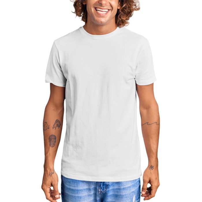 Unisex Short Sleeve Crew Neck Cotton Jersey T-Shirt detail 0