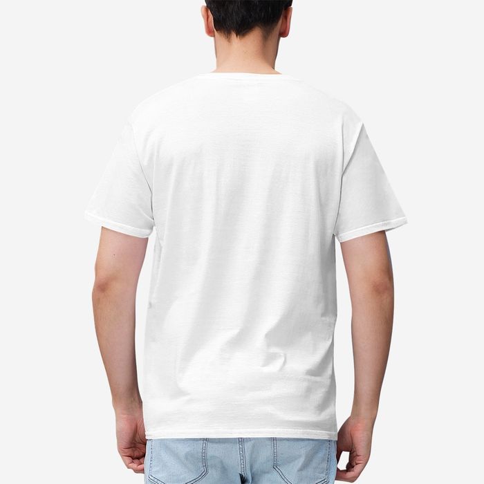 Men's 100% Cotton V‑Neck T‑shirt detail 3