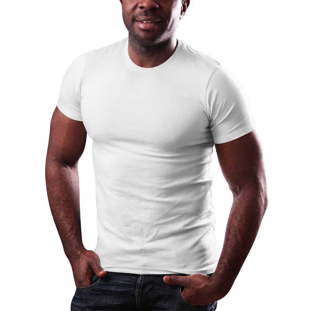 Men's Cotton Stretch Crew Neck T-Shirt 1