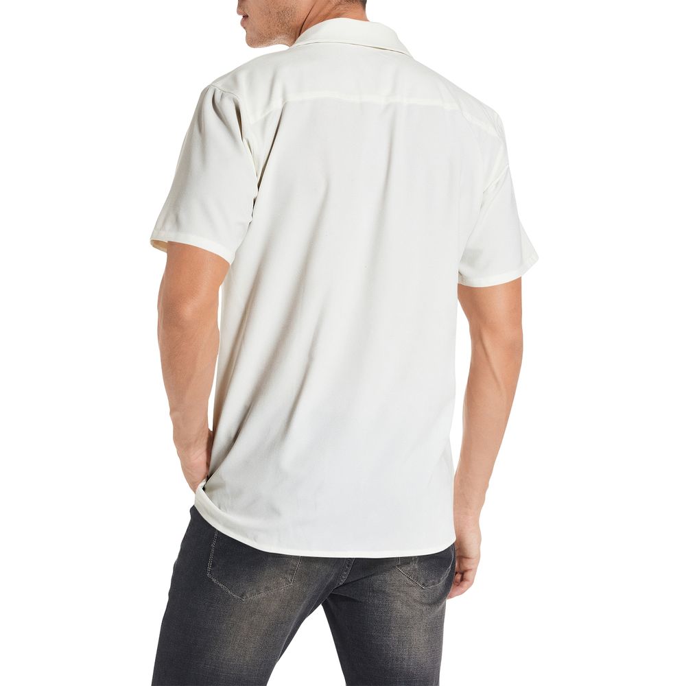 Men's All-Over Print 100% Premium polyester Short Sleeve Shirts 5