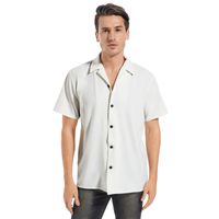 Men's All-Over Print 100% Cotton Short Sleeve Shirts 2