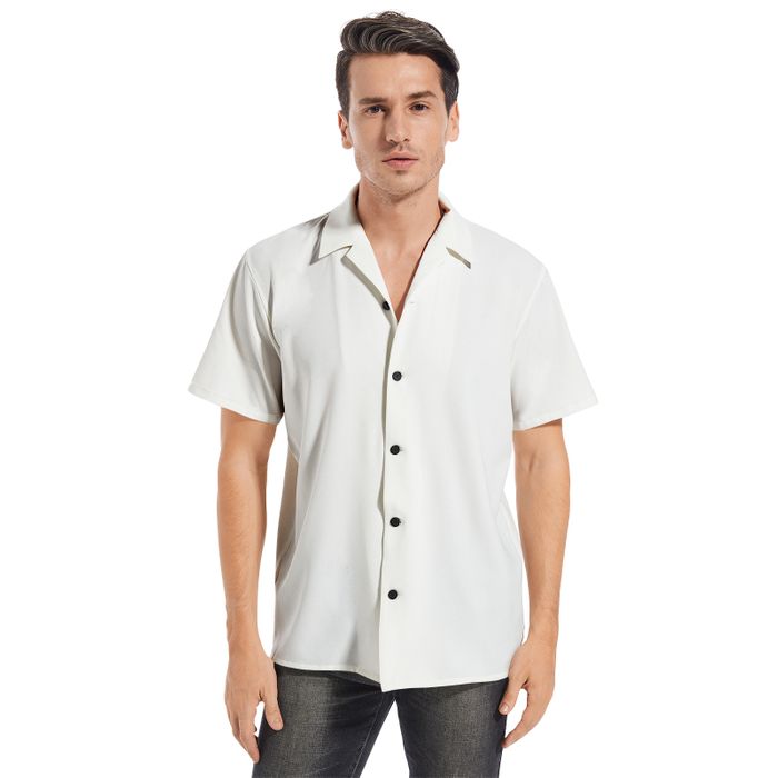 Men's All-Over Print 100% Premium polyester Short Sleeve Shirts