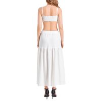 Bralette Top and High Slit Thigh Skirt Set 4