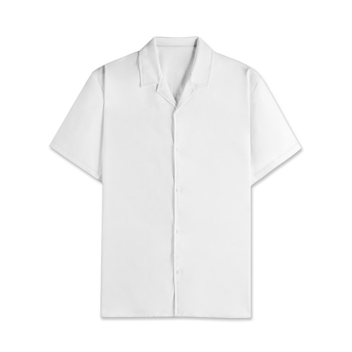 Men's All-Over-Print Short Sleeve Button Down Shirt