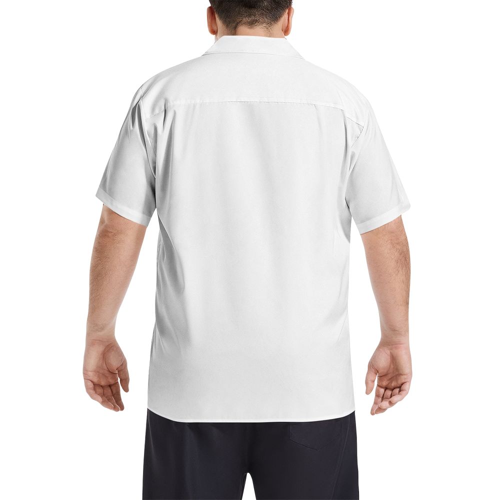 Men's All-Over-Print Short Sleeve Button Down Shirt 4