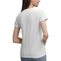Women's 100% Cotton V‑Neck T‑shirt thumbnail 3