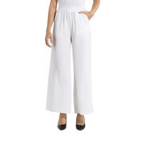 Elastic Waist Wide Leg Pant | Printy6