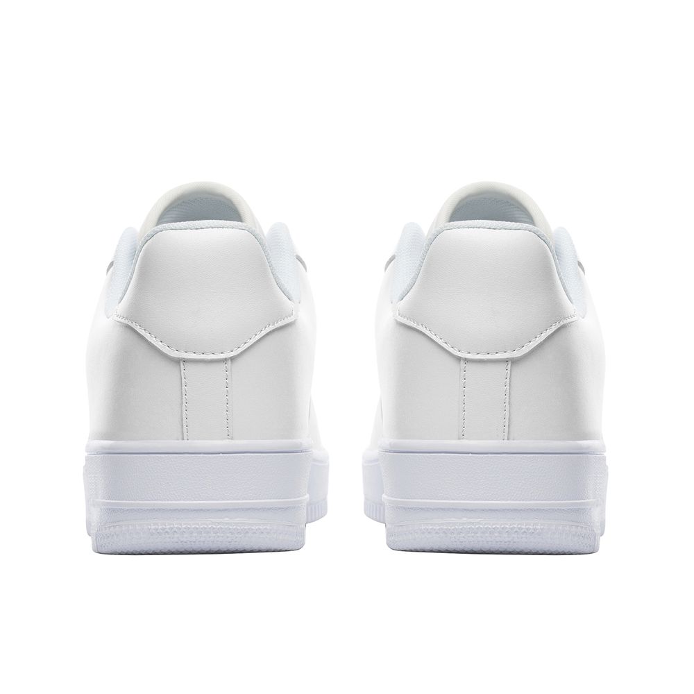 Unisex Low Top Leather Sneakers 5