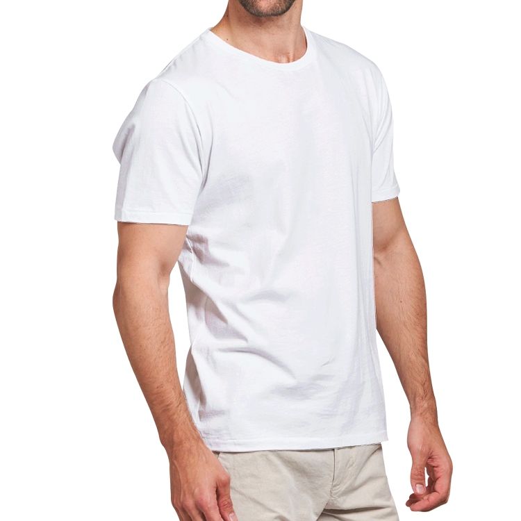 Men's Heavy Cotton Adult T-Shirt White 2