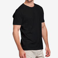  Men's Heavy Cotton Adult T-Shirt Black thumbnail 1