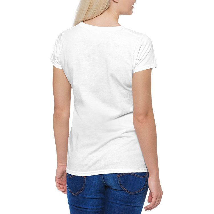 Women's Cotton Stretch CrewNeck T-Shirt | Printy6