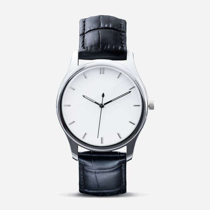 Classic Fashion Unisex Print Silver Quartz Watch 1